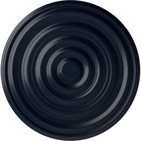 Ekena Millwork Carton Ceiling Medallion (For Canopies up to 3 3/4"), 17 3/4"OD x 1 3/8"P, Midnight Dream CM18CAMDF